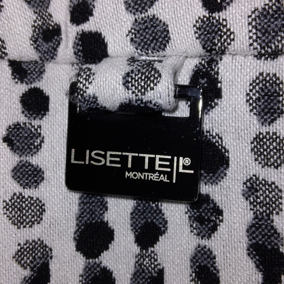 Lisette L Montreal High-Rise Straight Polka Dot Stripe Pull-On Pants - Picture 10 of 16